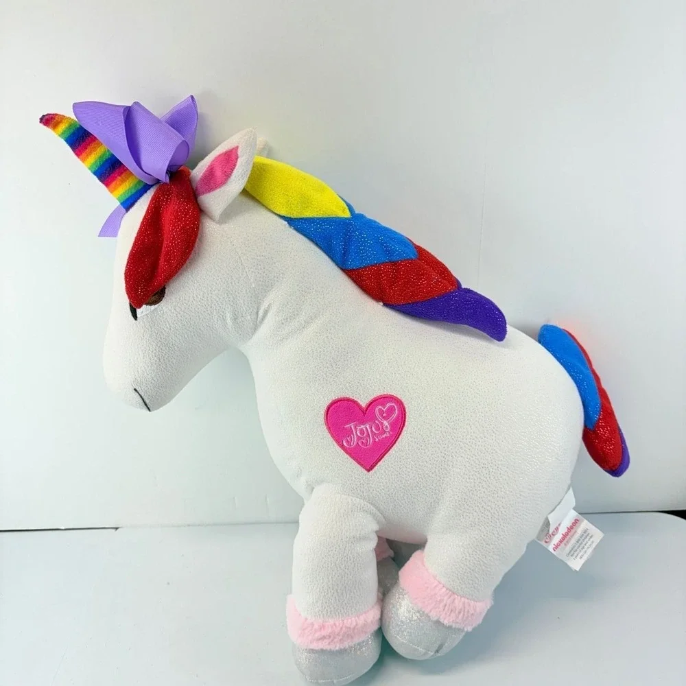JoJo Siwa Nickelodeon Rainbow Unicorn Plush Stuffed Animal 18